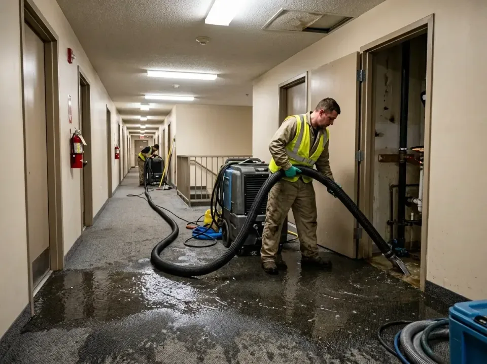 multi-unit-apartment-hallway-f-005 — frequently asked questions, Emergency Burst Pipe Water Extraction & Removal in Sun Prai…